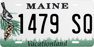 ME license plate 1479SQ