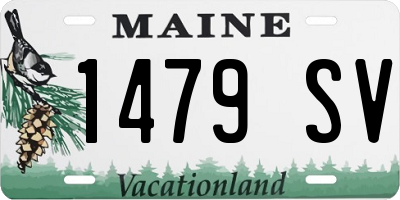 ME license plate 1479SV