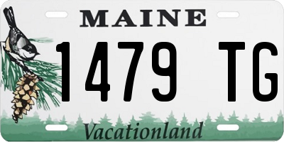 ME license plate 1479TG