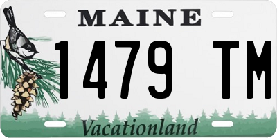 ME license plate 1479TM