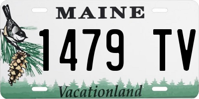ME license plate 1479TV