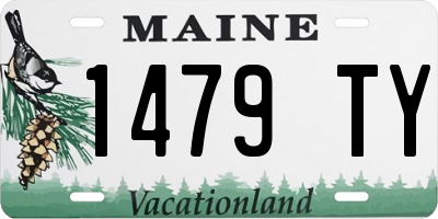 ME license plate 1479TY