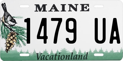 ME license plate 1479UA