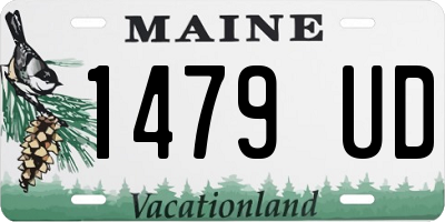 ME license plate 1479UD