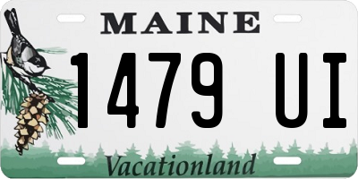 ME license plate 1479UI