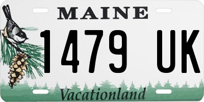 ME license plate 1479UK