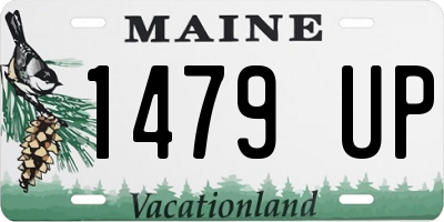 ME license plate 1479UP
