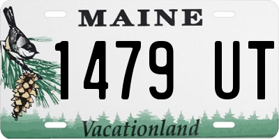 ME license plate 1479UT
