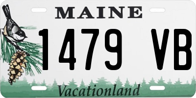 ME license plate 1479VB