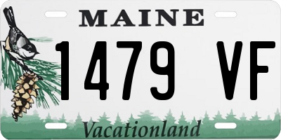 ME license plate 1479VF