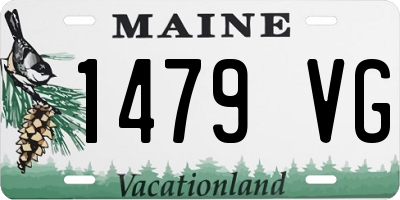 ME license plate 1479VG