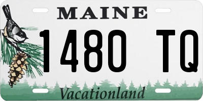 ME license plate 1480TQ