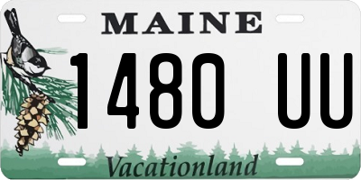 ME license plate 1480UU