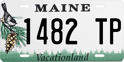 ME license plate 1482TP