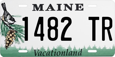 ME license plate 1482TR