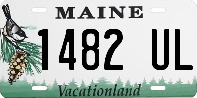 ME license plate 1482UL