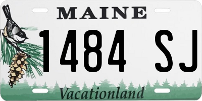 ME license plate 1484SJ