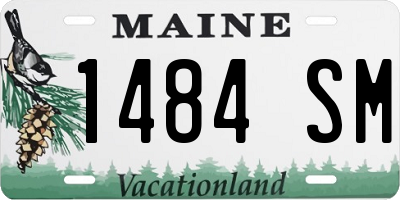 ME license plate 1484SM