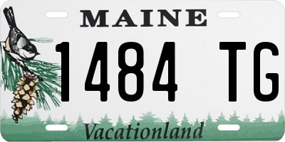 ME license plate 1484TG