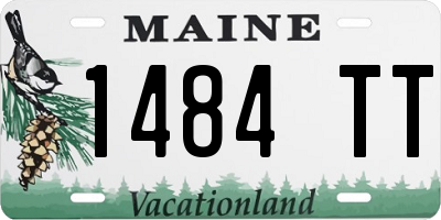 ME license plate 1484TT
