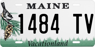 ME license plate 1484TV
