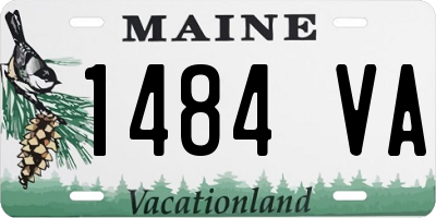 ME license plate 1484VA