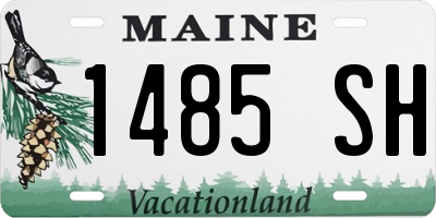ME license plate 1485SH