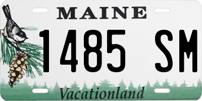ME license plate 1485SM