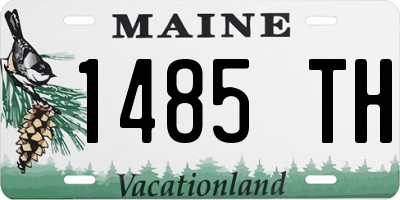 ME license plate 1485TH