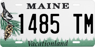 ME license plate 1485TM
