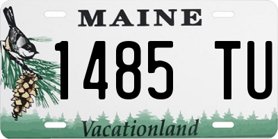 ME license plate 1485TU