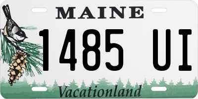 ME license plate 1485UI