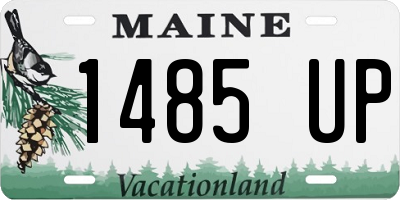 ME license plate 1485UP