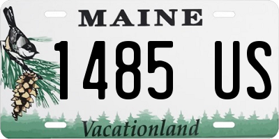 ME license plate 1485US