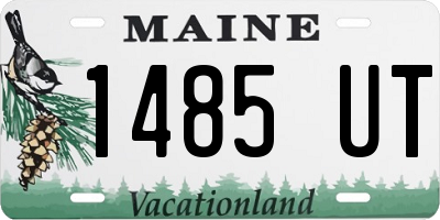 ME license plate 1485UT