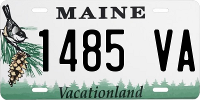 ME license plate 1485VA