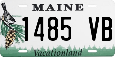 ME license plate 1485VB