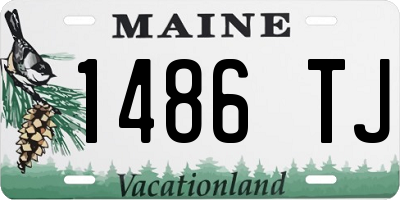 ME license plate 1486TJ