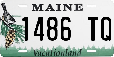 ME license plate 1486TQ