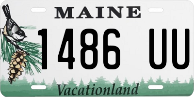 ME license plate 1486UU