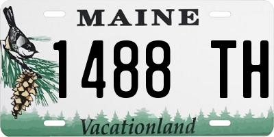 ME license plate 1488TH