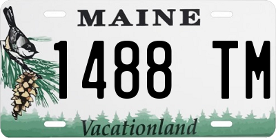 ME license plate 1488TM