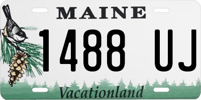 ME license plate 1488UJ