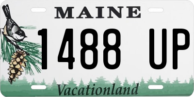 ME license plate 1488UP