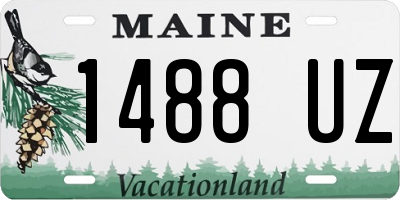 ME license plate 1488UZ