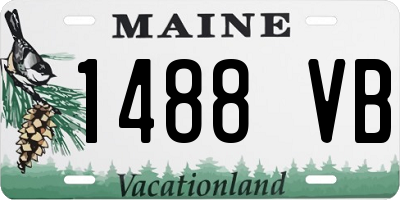 ME license plate 1488VB