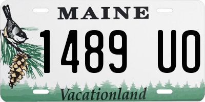 ME license plate 1489UO