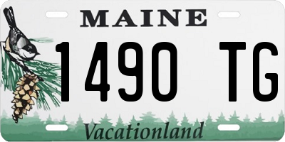 ME license plate 1490TG