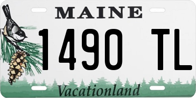 ME license plate 1490TL