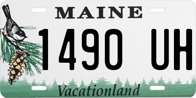 ME license plate 1490UH